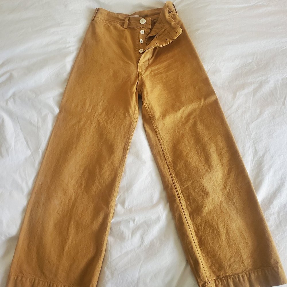Jesse Kamm Sailor Pants Size 4 (Wheat)